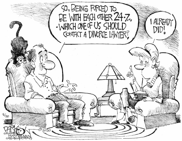 The Quarantines by John Darkow, Columbia Missourian